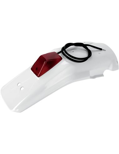 Guardabarros trasero enduro W- Stop-Taillight Honda Xr600R blanco Ho02650-041 UFO-Plast