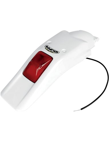 Guardabarros trasero enduro W- Stop-Taillight Honda Xr250-400R blanco Ho03611-041 UFO-Plast