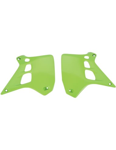 Caches radiateur Kawasaki Kx250 Kx-green Ka02729-026 UFO-Plast