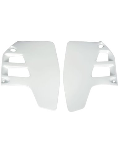 UFO-Plast radiator covers white Suzuki RM125-250