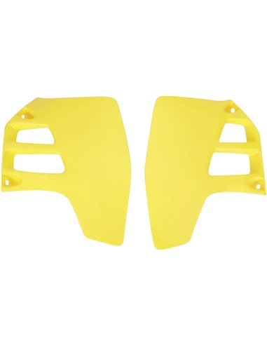 Couvre radiateur Suzuki Rm125-250 Rm-jaune Su02909-101 UFO-Plast