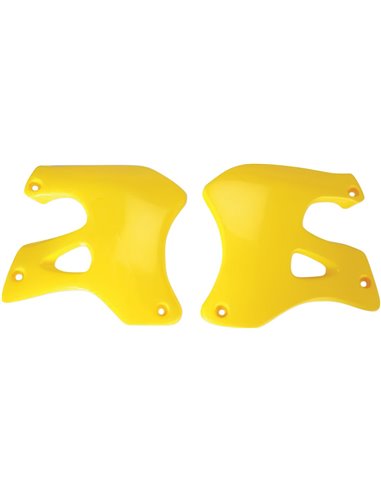 Couvre radiateur Suzuki Rm125-250 Rm-jaune Su02958-101 UFO-Plast