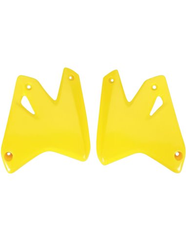 Couvre radiateur Suzuki Drz400E jaune Su03978-101 UFO-Plast