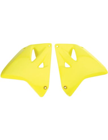 Couvre radiateur Suzuki Rm125-250 Rm-jaune Su03987-102 UFO-Plast