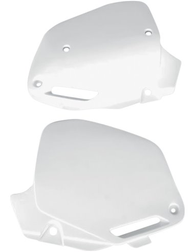 Caches latéraux Honda Cr125-250-500 blanc Ho02626-041 UFO-Plast