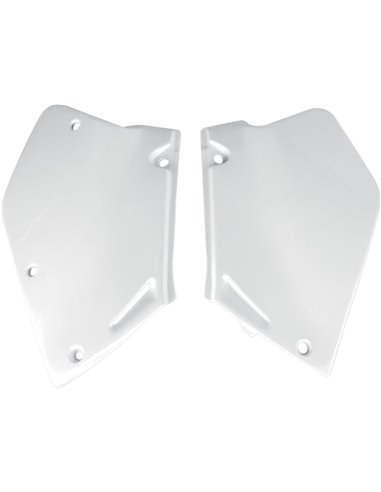 Caches latéraux Honda Cr125-250 blanc Ho02673-041 UFO-Plast