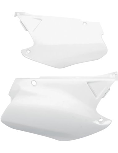 Caches latéraux Honda Cr125-250 blanc Ho03665-041 UFO-Plast