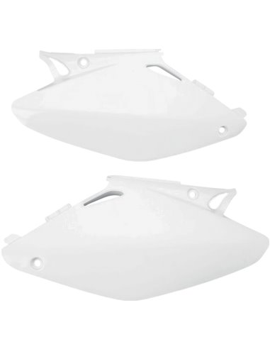 Caches latéraux Honda Cr125-250 blanc Ho03690-041 UFO-Plast