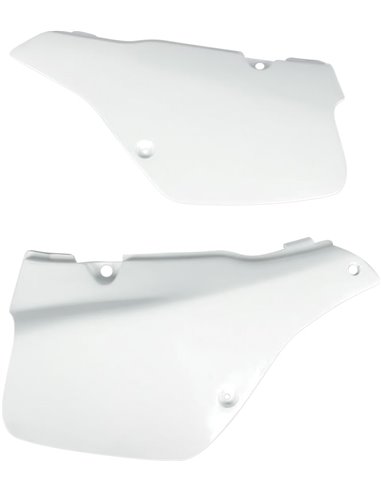 Caches latéraux Suzuki Rm250 blanc Su02907-041 UFO-Plast