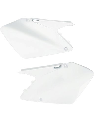 Caches latéraux Suzuki Rm125-250 blanc Su03996-041 UFO-Plast