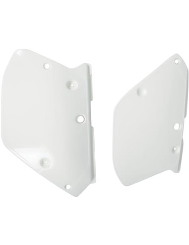 Caches latéraux Yamaha Yz125-250-360 blanc Ya02814-046 UFO-Plast