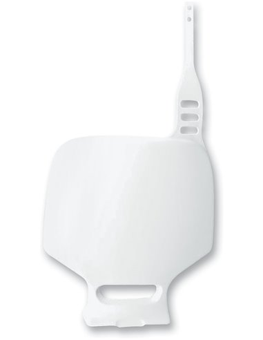 Porta-número da capa frontal Yamaha Yz80-85 branco Ya02874-046 UFO-Plast