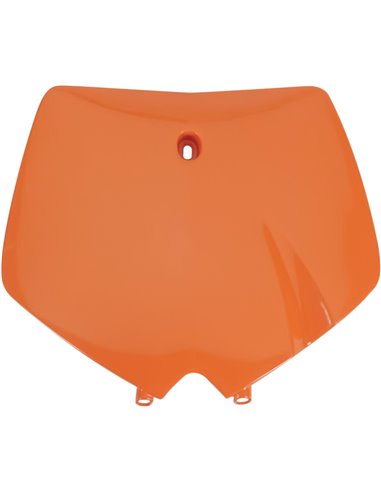 Porte-numéro de couvercle avant Ktm 2-4-Stroke orange Kt03063-127 UFO-Plast