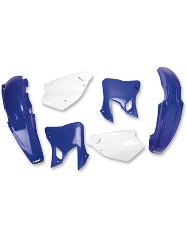 Kit de plástico Yamaha Yz125-250 cor original Yakit300E-999 UFO-Plast