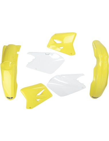 Kit de plástico Suzuki Rm125-250 cor original Sukit402-999 UFO-Plast