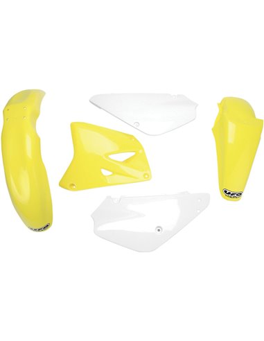 Kit de plástico Suzuki Rm85 cor original Sukit405E-999 UFO-Plast