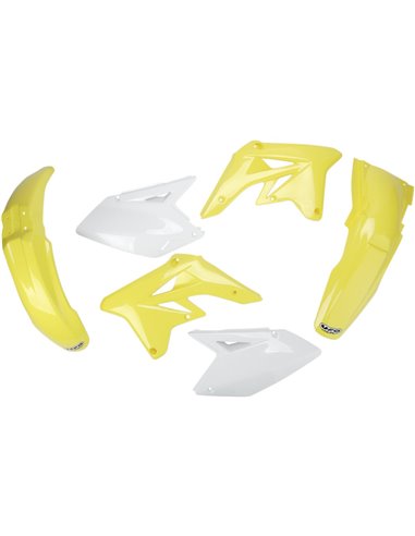 Kit de plástico Suzuki Rmz250 cor original Sukit407E-999 UFO-Plast