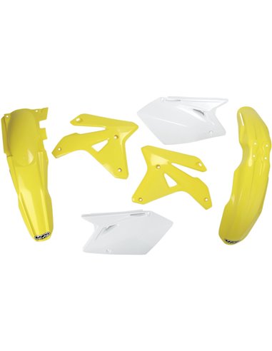 Kit de plástico Suzuki Rmz450 cor original Sukit408E-999 UFO-Plast