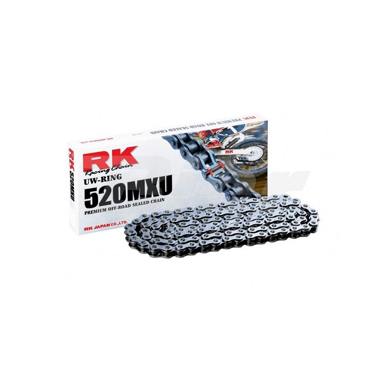 Cadena RK 520MXU amb 112 baules negre