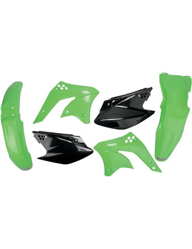 Kit de plástico Kawasaki Kxf250 cor original Kakit210E-999 UFO-Plast