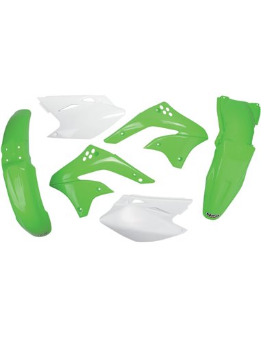 Kit de plástico Kawasaki Kxf450 cor original Kakit211E-999 UFO-Plast