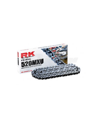 Cadena RK 520MXU amb 116 baules negre