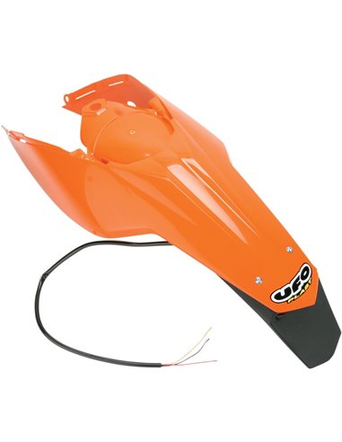 Enduro rear fender W-Side covers & Led-Light Ktm Sx-Sx-F-Exc orange Kt03097-127 UFO-Plast