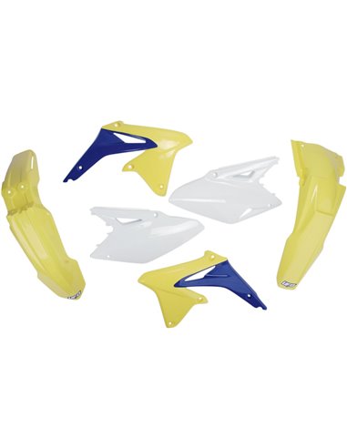 Kit de plástico Suzuki Rmz450 cor original Sukit409E-999 UFO-Plast