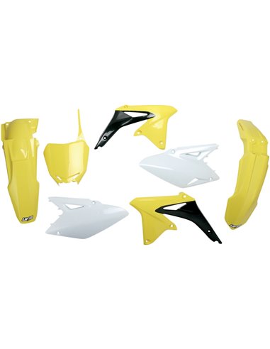 Kit de plástico Suzuki Rmz450 cor original Sukit410E-999 UFO-Plast