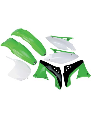 Kit de plásticos Kawasaki Kxf450 color original Kakit216E-999 UFO-Plast