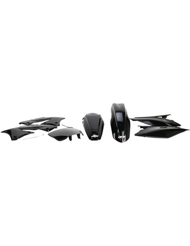 Kit de plásticos Kawasaki Kxf250 negro Kakit212E-001 UFO-Plast