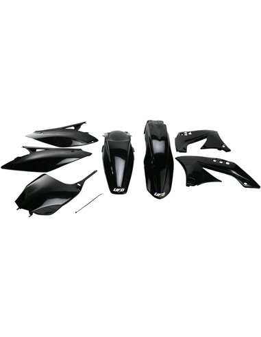 Kit de plásticos Kawasaki Kxf450 negro Kakit216E-001 UFO-Plast