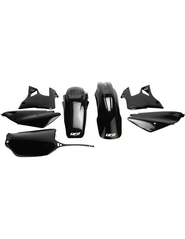 Kit de plástico preto Yamaha Yz125-250 Yakit300E-001 UFO-Plast