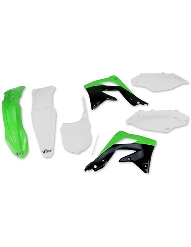 Kit de plástico Kawasaki Kxf450 cor original Kakit220E-999 UFO-Plast