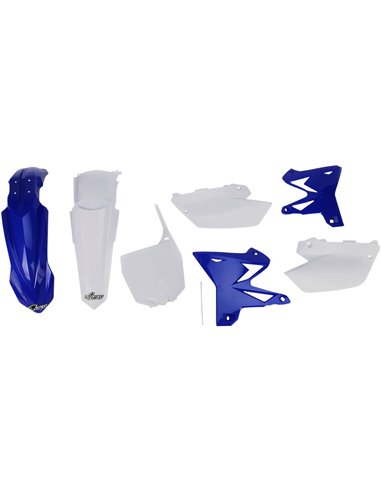 Kit de plástico de cor original Restyle Yamaha Yz125-250 (preto e branco) Yakit312E-999W UFO-Plast