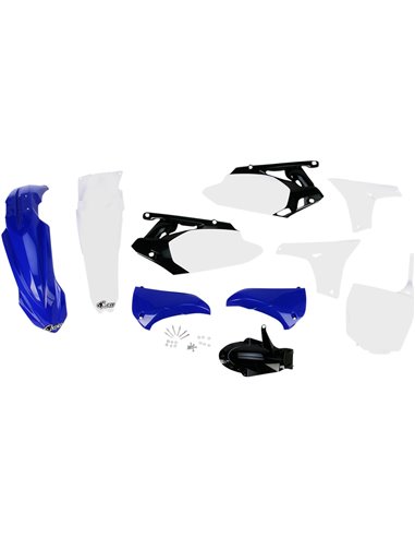 Kit plastique couleur d'origine Yamaha Yz450F (bleu-blanc) Yakit317E-999 UFO-Plast