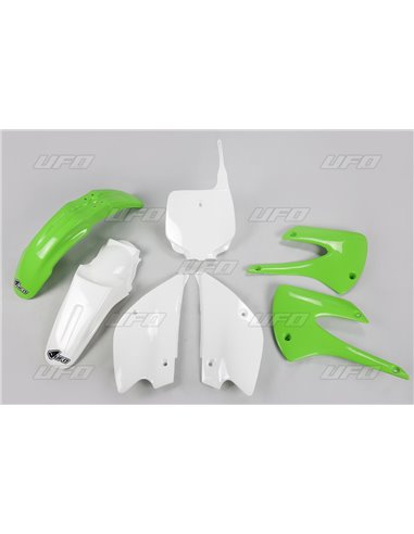 Kit de plástico Restyle Kawasaki Kx85 cor original Kakit218Ke-999 UFO-Plast