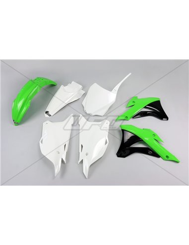 Kit de plástico Kawasaki Kx85 cor original Kakit222E-999 UFO-Plast