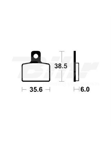 Pastillas de freno Tecnium MOR303 Sinterizadas racing