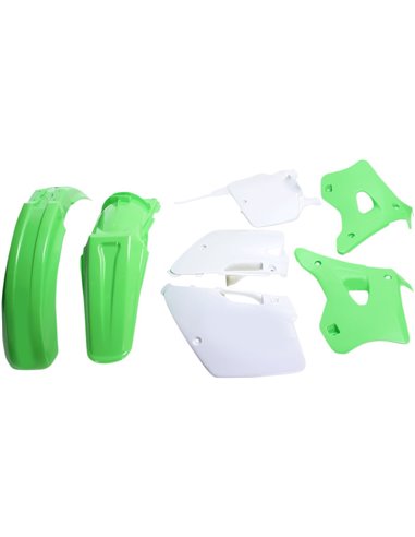 Kit de plástico UFO-Plast Color cor original Kawasaki KX125-250 KAKIT192999