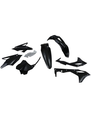 Kit de plásticos UFO-Plast negro Kawasaki KX250F