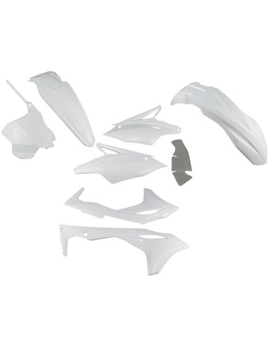 Kit de plástico branco UFO-Plast Kawasaki KX250F