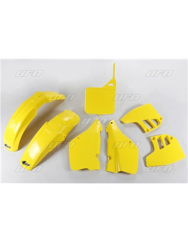 Kit plastique UFO-Plast Couleur couleur origine jaune Suzuki RM250 SUKIT398999