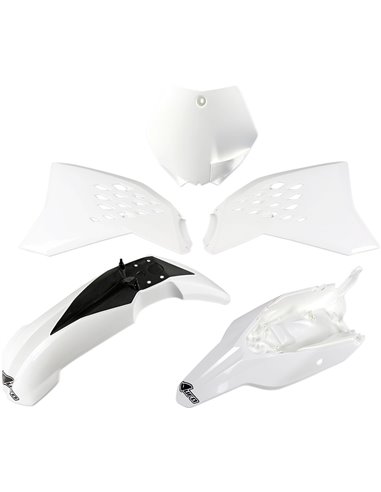 Kit de plásticos KTM SX65 blanco UFO-Plast Ktkit525-047