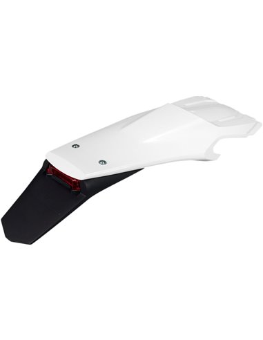 Guardabarros trasero con piloto Husqvarna blanco UFO-Plast Hu03398040