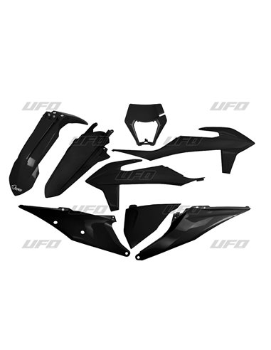 Kit de plástico preto KTM EXC 2020 UFO-Plast Ktkit527001