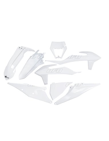 Kit de plásticos KTM EXC 2020 blanco-20 UFO-Plast Ktkit527042