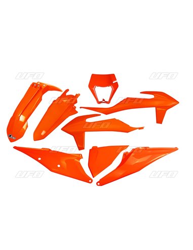 Kit de plásticos KTM EXC 2020 naranja fluor UFO-Plast Ktkit527Fflu