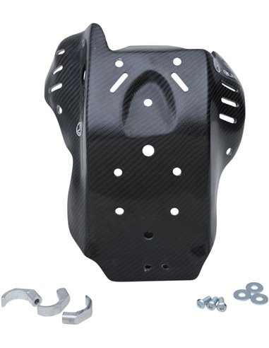 Carbon fiber skid plate Husq Moose Racing Hp Msp2316F