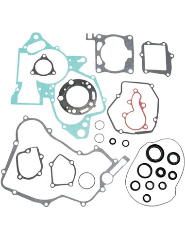 Complete kit of gaskets and oil seals / Os Cr125R 05 Moose Racing Hp 811244